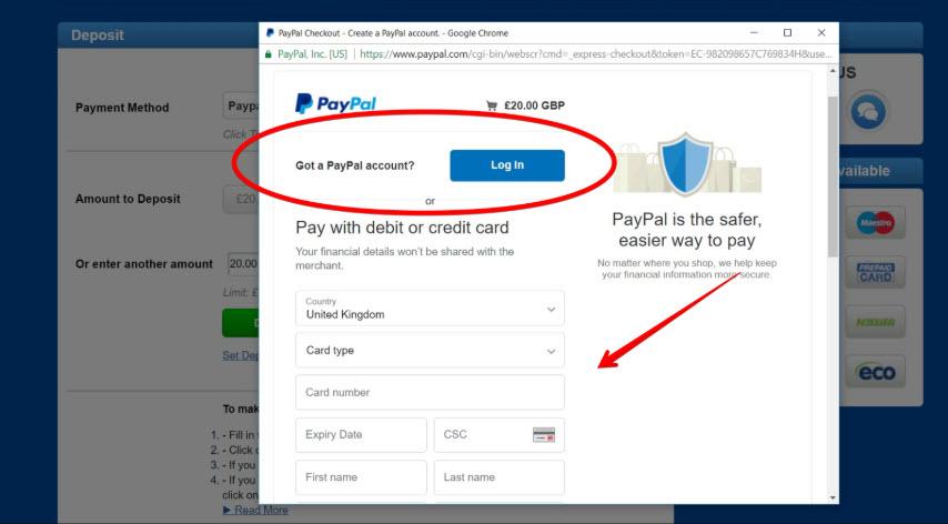 Withdraw Casino with PayPal