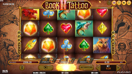 book of tattoo 2 slot