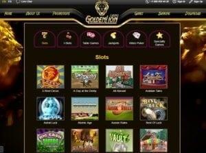 Golden Lion Casino Games