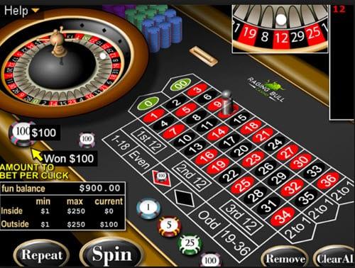 Raging Bull Casino Roulette Online